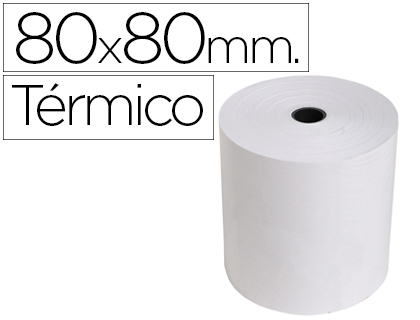 Rollo sumadora térmico Exacompta 80 x ø80mm.